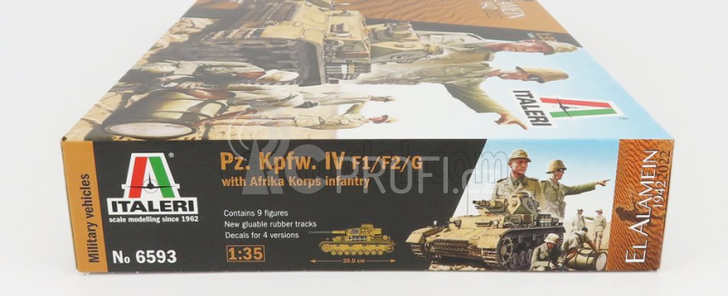 Italeri Tank Pz.kpfw. Iv With African Korps Infantry Military 1942 1:35 /