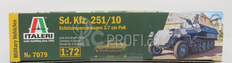 Italeri Tank Sd. Kfz. 251/10 Cingolato Truck Military 1942 1:72 /