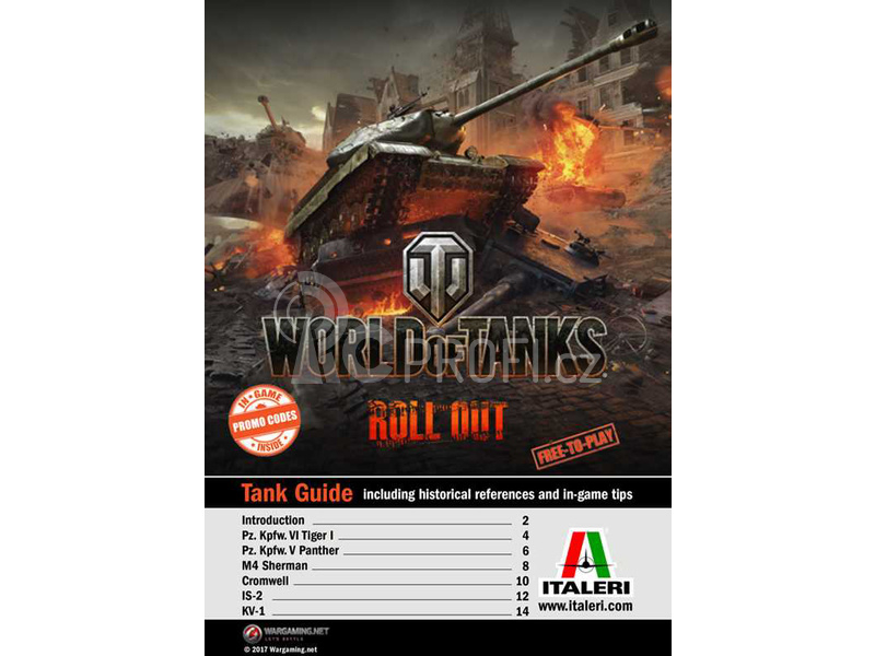 Italeri World of Tanks - KV1 (1:56)