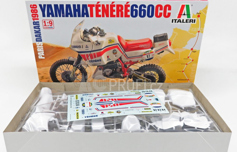 Italeri Yamaha Tenere 600cc N 0 Rally Paris Dakar 1986 1:9 /