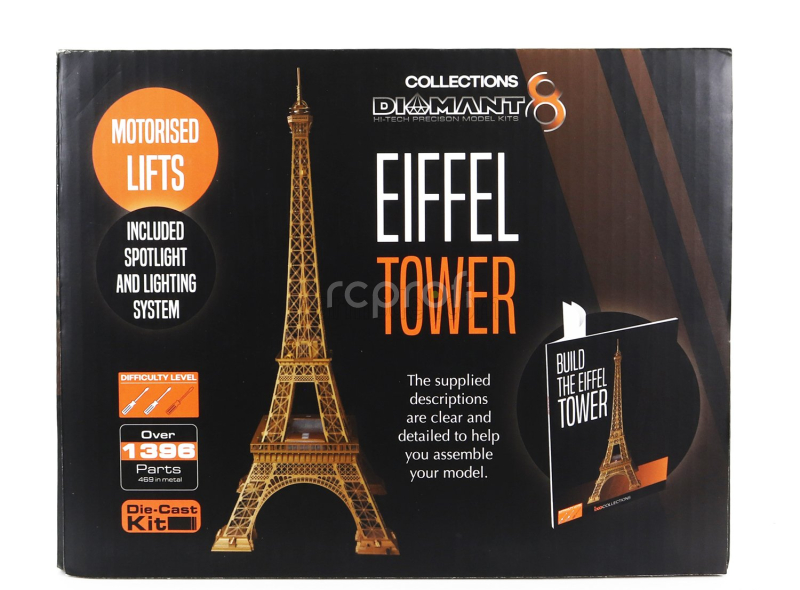 Ixo-models Accessories Torre Eiffel Parigi - Eiffel Tower Paris 1889 - Alt.height 120 Cm - 1396 Pezzi - 1396 Pieces - Included Spotlight And Lighting System 1:250 Bronzová