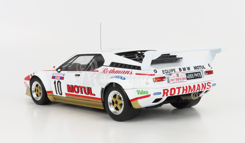 Ixo-models BMW M1 Motul N 10 Rally Tour De Corse 1982 B.darniche - A.mahe 1:18 Bílá Červená