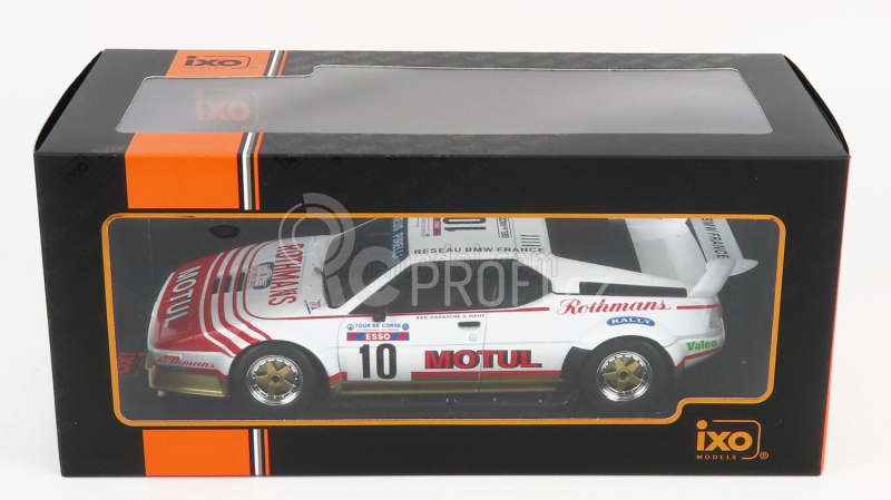 Ixo-models BMW M1 Motul N 10 Rally Tour De Corse 1982 B.darniche - A.mahe 1:18 Bílá Červená