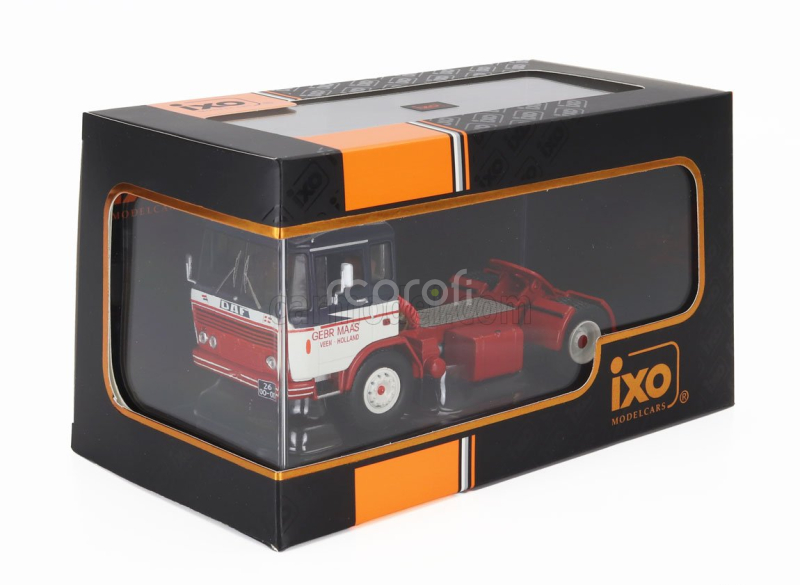 Ixo-models DAF 2600 Tractor Truck 2-assi 1970 1:43 Bílá Červená