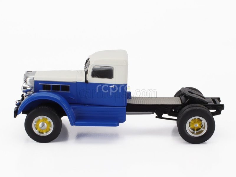 Ixo-models Federal 45m Tractor Truck 2-assi 1965 1:43 Modrá Bílá