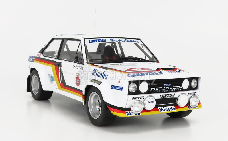 Ixo-models Fiat 131 Abarth N 1 Rally Hunsruck 1979 W.rohrl - C.geistdoerfer 1:18 Bílá