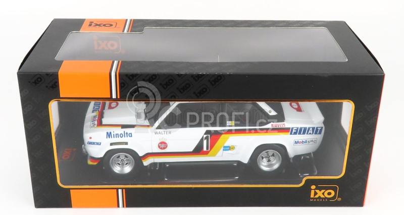 Ixo-models Fiat 131 Abarth N 1 Rally Hunsruck 1979 W.rohrl - C.geistdoerfer 1:18 Bílá