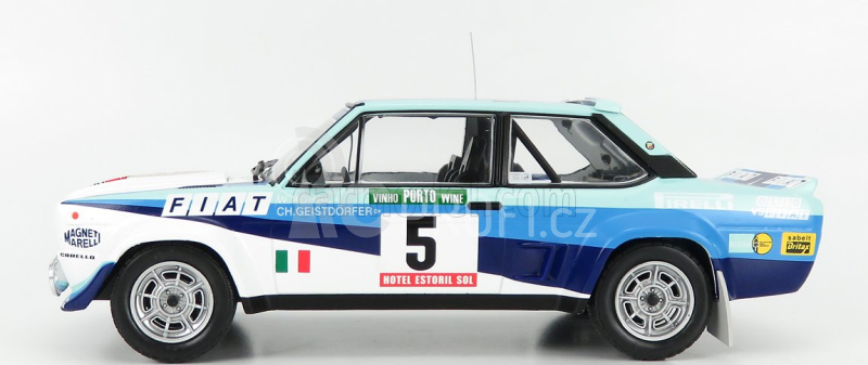 Ixo-models Fiat 131 Abarth Team Fiat Works (night Version) N 5 1:18, bílomodrá