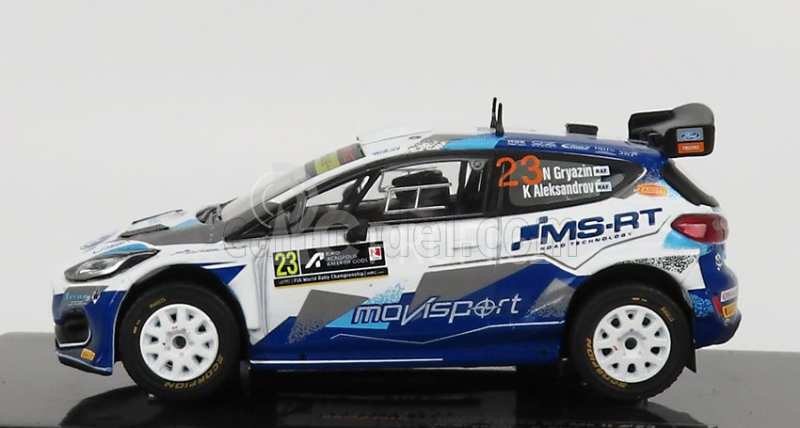 Ixo-models Ford england Fiesta R5 Mkii N 23 1:43, bílomodrá