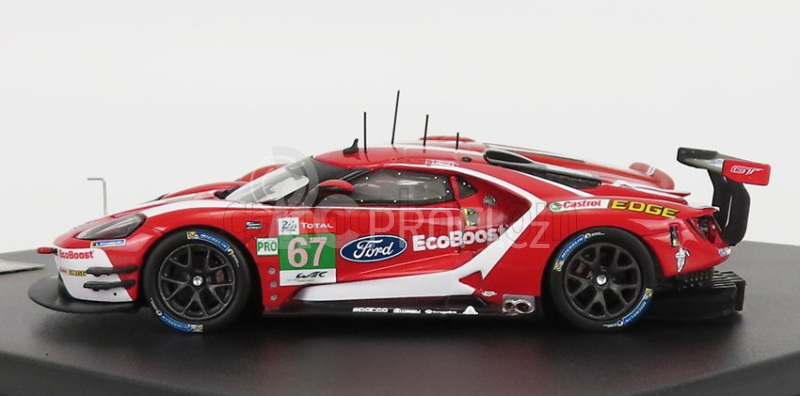 Ixo-models Ford usa Set 2x Gt Ford Ecoboost 3.5l Turbo V6 + Gt40 Mkiv 7.0l V8 1:43, červená