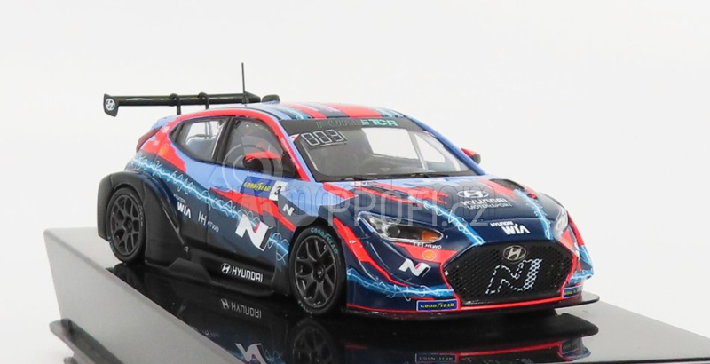 Ixo-models Hyundai Veloster N 3 Etcr Season 2021 T.chilton 1:43 2 Tóny Modré Červené