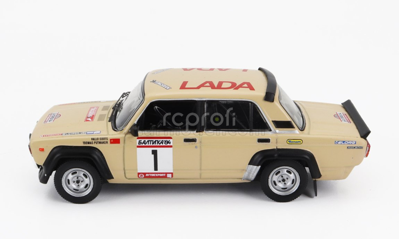 Ixo-models Lada fiat 2105 Vfts (night Version) N 1 Winner Rally Baltika 1984 Vallo Soots - Toomas Putmaker 1:43 Beige