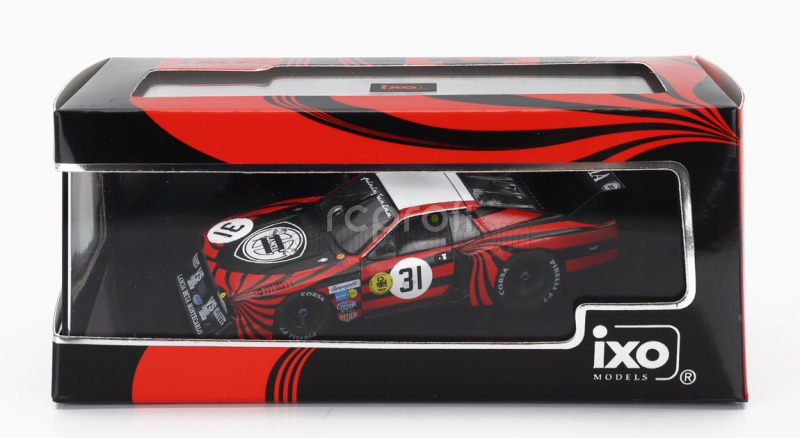 Ixo-models Lancia Beta Montecarlo Turbo N 31 6h Brands Hatch 1979 Riccardo Patrese - Walter Rohrl 1:43 Červená Černá