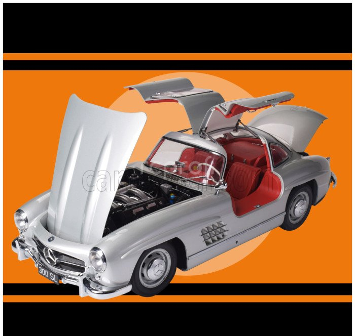 Ixo-models Mercedes benz Sl-class 300sl Coupe (w198) 1954 1:8 Silver