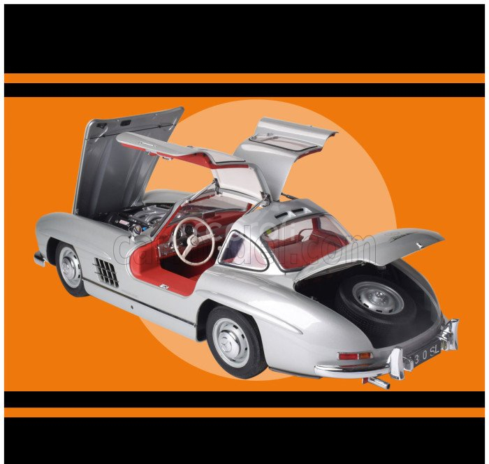 Ixo-models Mercedes benz Sl-class 300sl Coupe (w198) 1954 1:8 Silver