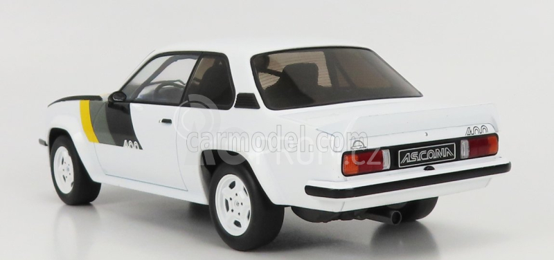 Ixo-models Opel Ascona B 400 1982 1:18 Bílá Žlutá Šedá