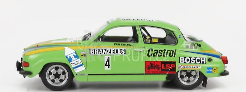 Ixo-models Saab 96 V4 N 4 Winner Rally Sweden 1976 P.eklund - B.cederberg 1:18 Zelená