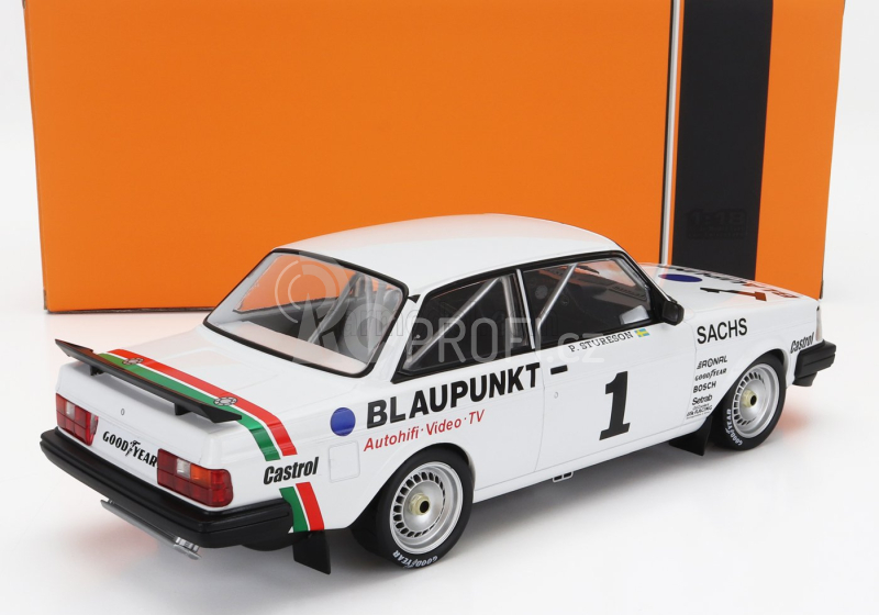 Ixo-models Volvo 240 Turbo Team Ips Racing Blaupunkt N 1 Dtm Zolder 1986 P.stureson 1:18 Bílá