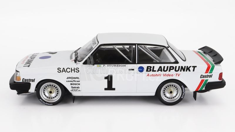 Ixo-models Volvo 240 Turbo Team Ips Racing Blaupunkt N 1 Dtm Zolder 1986 P.stureson 1:18 Bílá