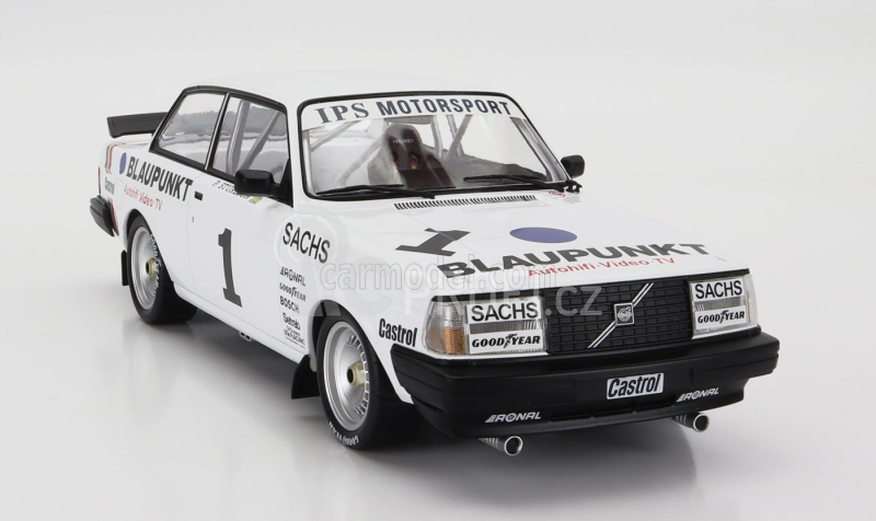 Ixo-models Volvo 240 Turbo Team Ips Racing Blaupunkt N 1 Dtm Zolder 1986 P.stureson 1:18 Bílá