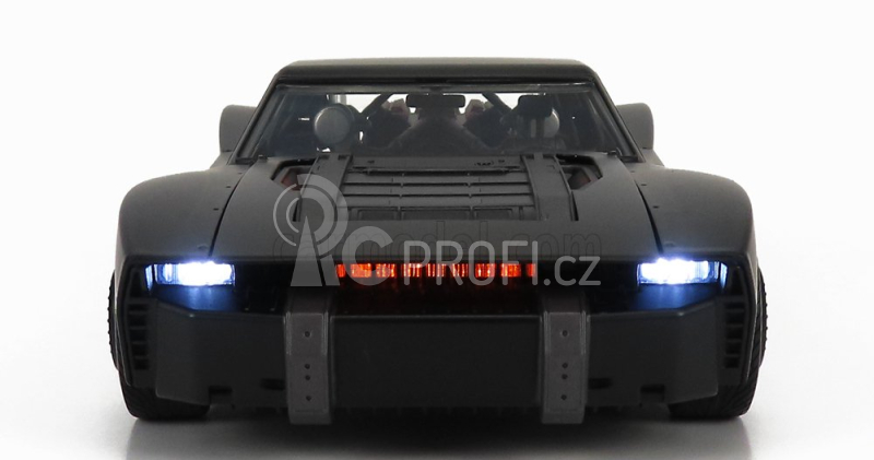 Jada Batman Batmobile With Figure 2022 - The Batman Movie 1:18 Matt Black