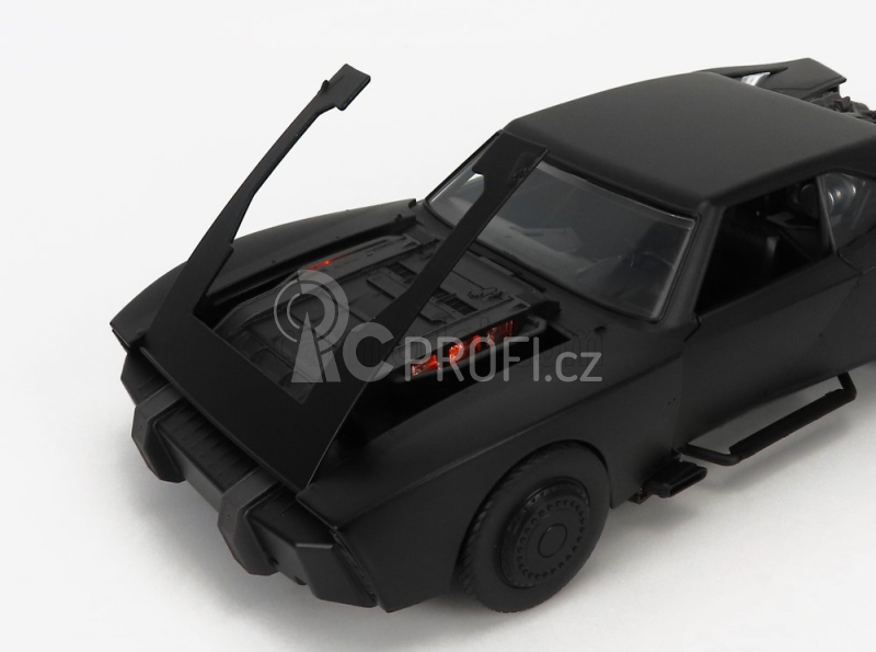 Jada Batman Batmobile With Figure 2022 - The Batman Movie 1:18 Matt Black