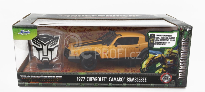 Jada Chevrolet Camaro Coupe 1977 - Bumblebee Transformers V L'ultimo Cavaliere 1:24 Žlutá Černá