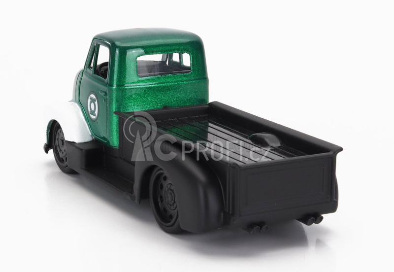 Jada Chevrolet Coe Truck With Green Lantern Figure 1952 1:32 Zelená Černá