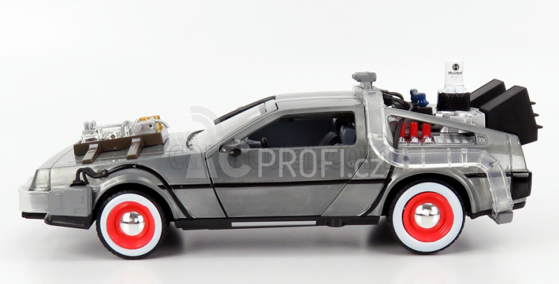 Jada De lorean Time Machine - Back To The Future 3 - Ritorno Al Futuro 3 1:24 Silver