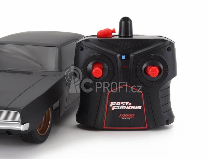 Jada Dodge Dom's Dodge Charger R/t 1968 - Fast & Furious 9 1:16 Matt Black