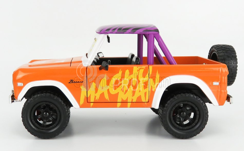 Jada Ford usa Bronco With Macho Man Randy Savage Figure 1973 1:24 Orange