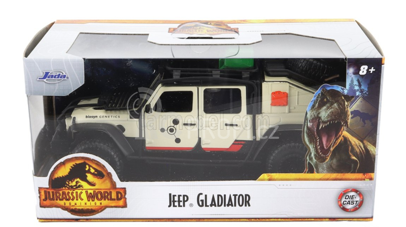 Jada Jeep Gladiator Pick-up Jurassic World 2020 1:32 Beige