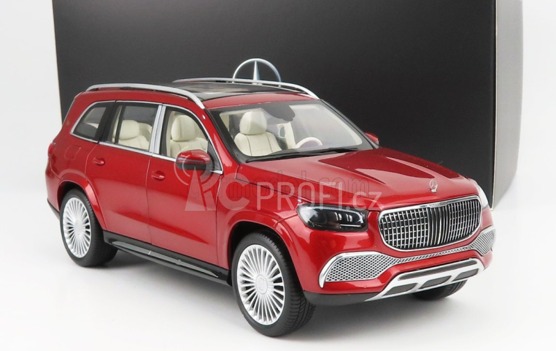 Jadi Mercedes benz Maybach Gls-class Gls600 4-matic (x167) 2019 1:18 Hyacynth Red