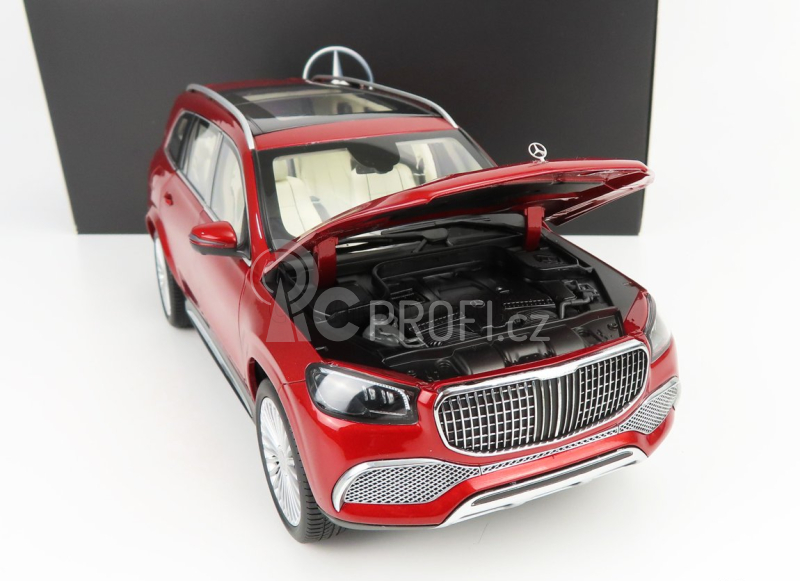 Jadi Mercedes benz Maybach Gls-class Gls600 4-matic (x167) 2019 1:18 Hyacynth Red