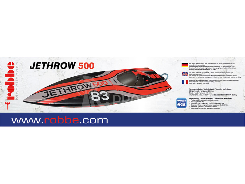 RC loď Jethrow 500 ARR