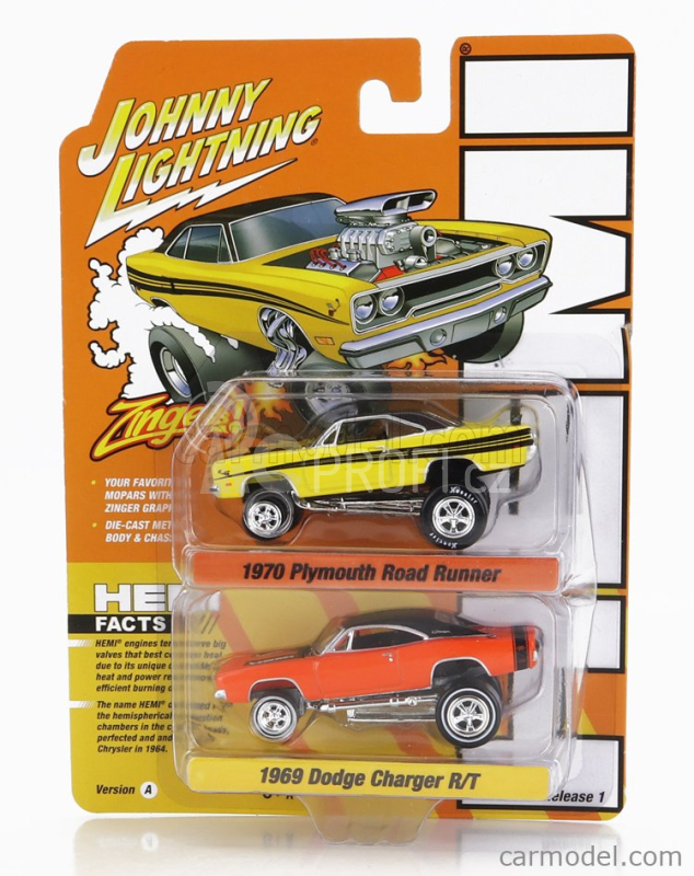 Johnny lightning Plymouth Set 2x Dragster Road Runner 1970 + Dodge ...