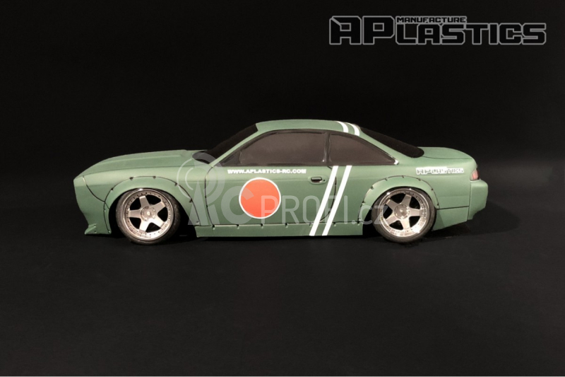 Karoserie APlastics - Nissan S14 Boss 510 Bluebird - 1/10, 200/205mm