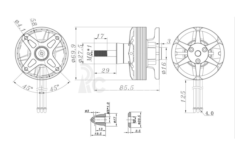 KAVAN Brushless Motor PRO 7025-510