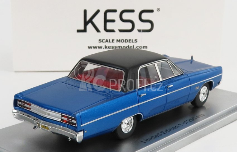 Kess-model Dodge Phoenix 4-door Sedan 1968 1:43 Světle Modrá S Černou