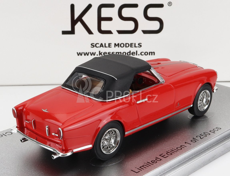 Kess-model Ferrari 212 Inter Sn0235eu Cabriolet Closed 1952 1:43 Červená Černá