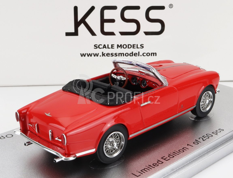 Kess-model Ferrari 212 Inter Sn0235eu Cabriolet Open 1952 1:43 Red