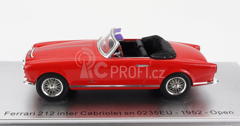 Kess-model Ferrari 212 Inter Sn0235eu Cabriolet Open 1952 1:43 Red