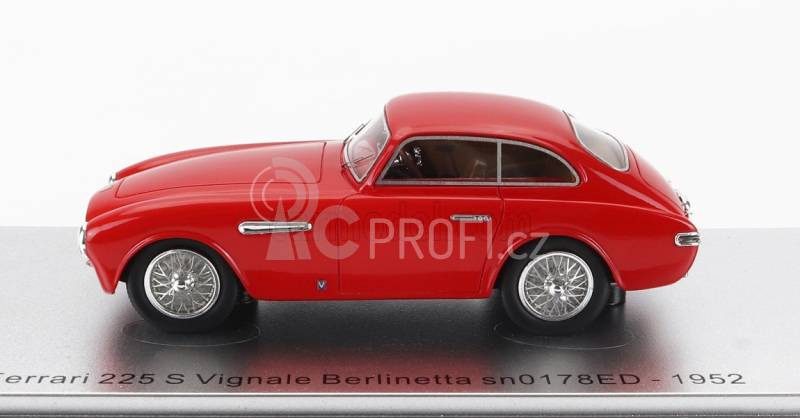 Kess-model Ferrari 225 S Sn.0178ed Vignale Berlinetta 1952 1:43 Red