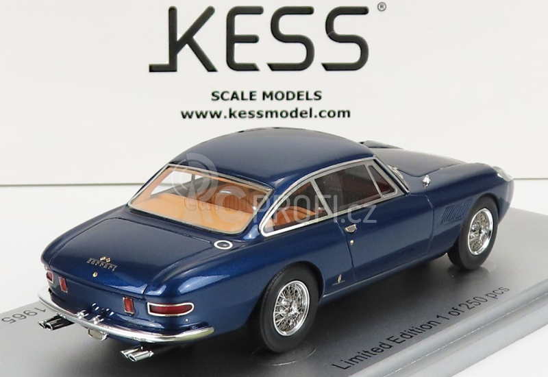 Kess-model Ferrari 330 Gt 2+2 1965 Shark Nose Sn6537gt 1965 1:43 Blue Met