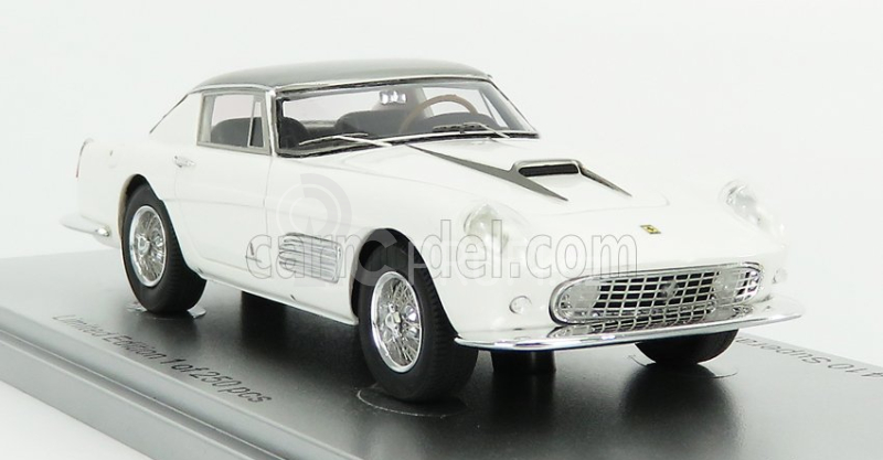 Kess-model Ferrari 410 Superamerica Series Iii Pininfarina Coupe 1958 1:43 Bílé Stříbro