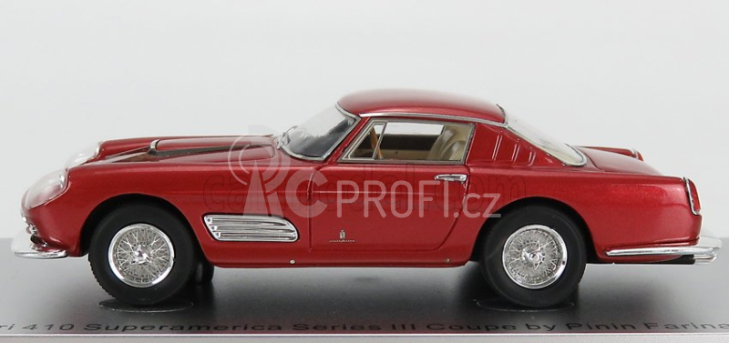 Kess-model Ferrari 410 Superamerica Series Iii Pininfarina Coupe 1958 1:43 Red Met