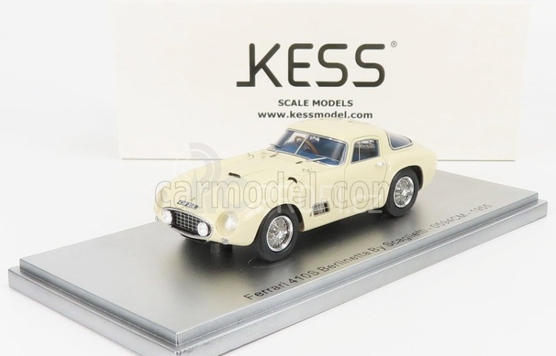 Kess-model Ferrari 410s Berlinetta By Scaglietti Sn0594cm 1955 1:43 Ivory