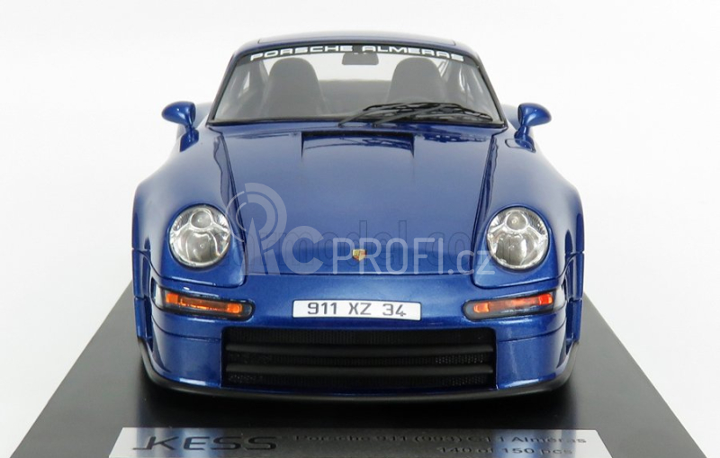 Kess-model Porsche 911 993 Gt1 Almeras 1:18 Blue Met