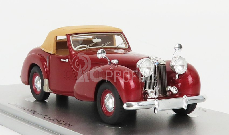 Kess-model Triumph Roadster Closed 1949 1:43 Red Met Beige