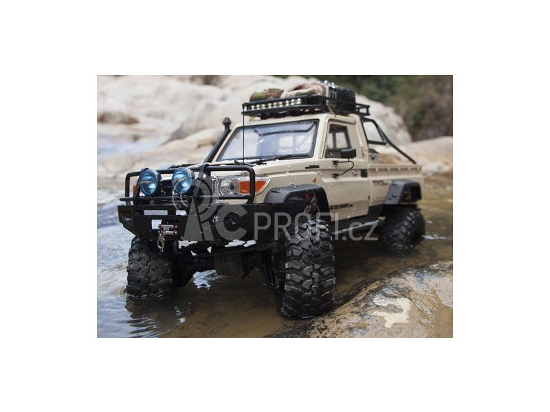 Killerbody stříbrný nárazník s LED osvětlením (Traxxas TRX-4)